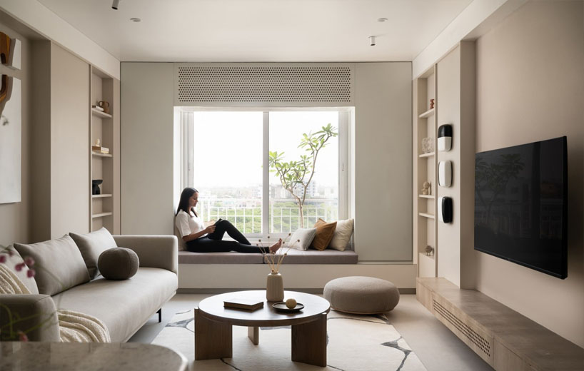 Contemporary flat interior design in Bangalore